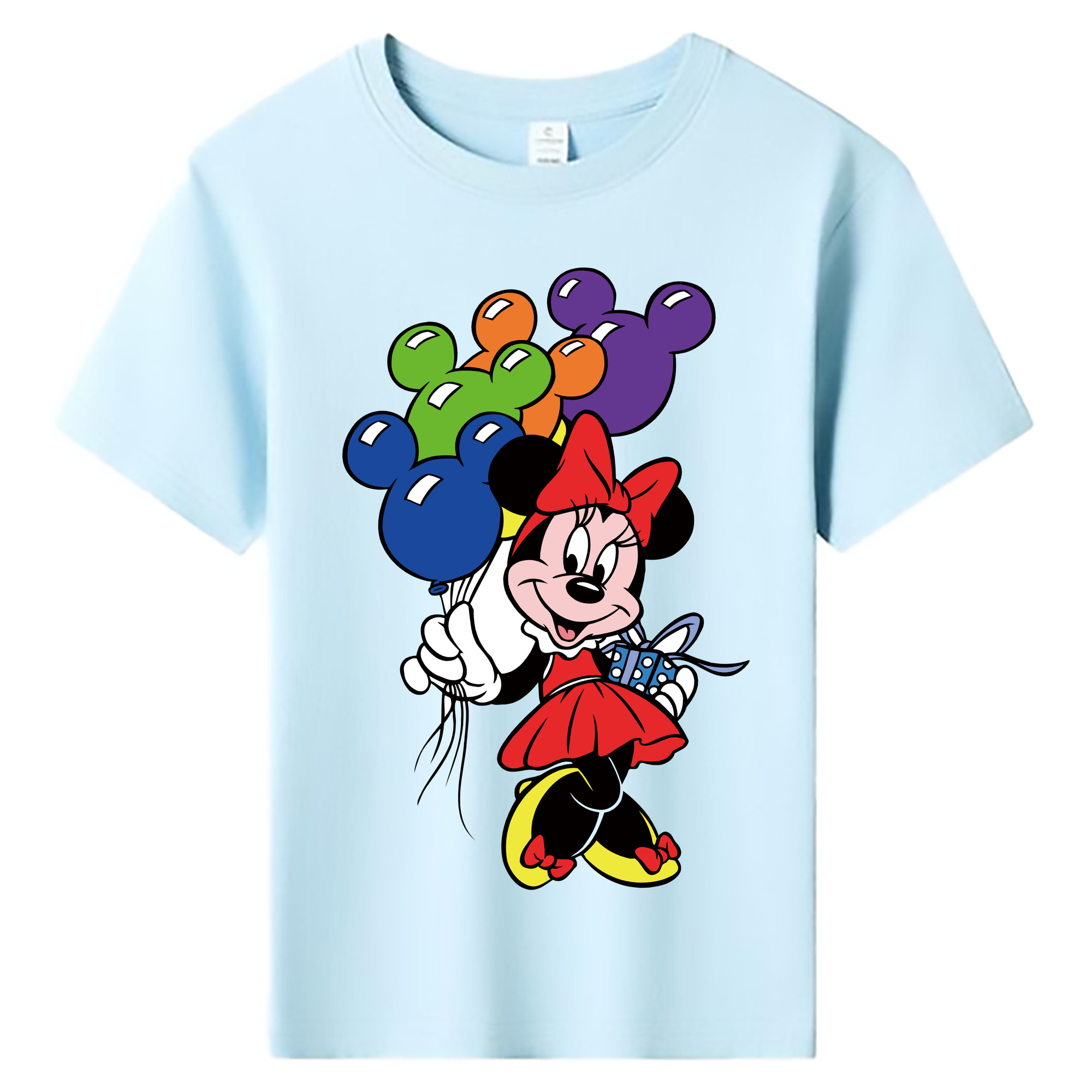 ミッキーマウス Mickey Mouse 綿100％キッズTシャツ（フロントプリント）